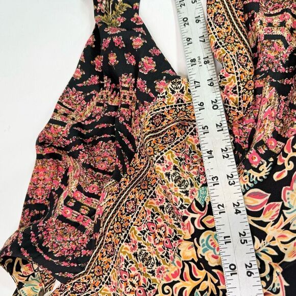 Free People Dress Women Small Stevie Printed Tunic Boho Long Sleeve  Festival - Picture 3 of 10